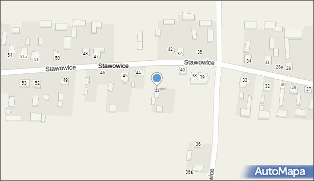 Stawowice, Stawowice, 41, mapa Stawowice