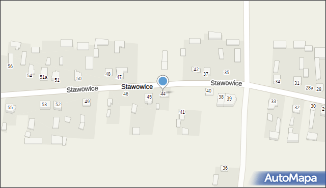 Stawowice, Stawowice, 44, mapa Stawowice