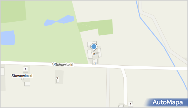 Stawowiczki, Stawowiczki, 3a, mapa Stawowiczki