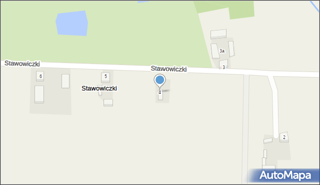 Stawowiczki, Stawowiczki, 4, mapa Stawowiczki