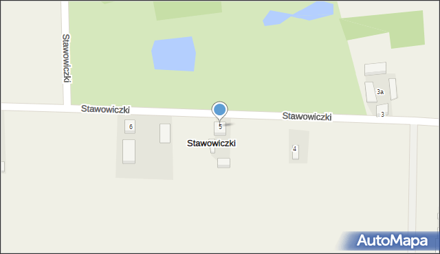 Stawowiczki, Stawowiczki, 5, mapa Stawowiczki