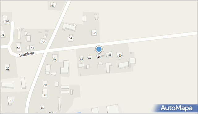 Steblewo, Steblewo, 46, mapa Steblewo