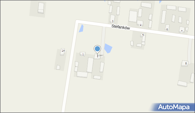 Stefanków, Stefanków, 2, mapa Stefanków