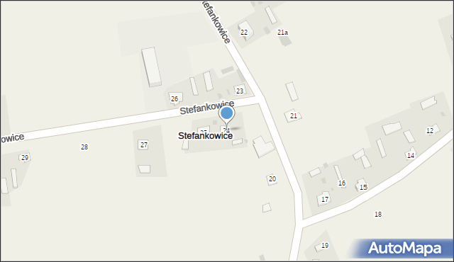 Stefankowice, Stefankowice, 24, mapa Stefankowice