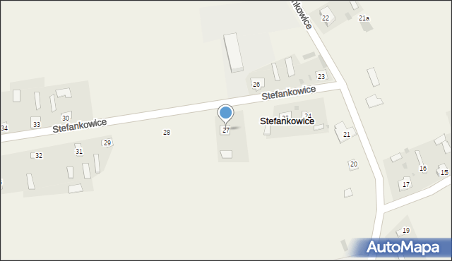 Stefankowice, Stefankowice, 27, mapa Stefankowice