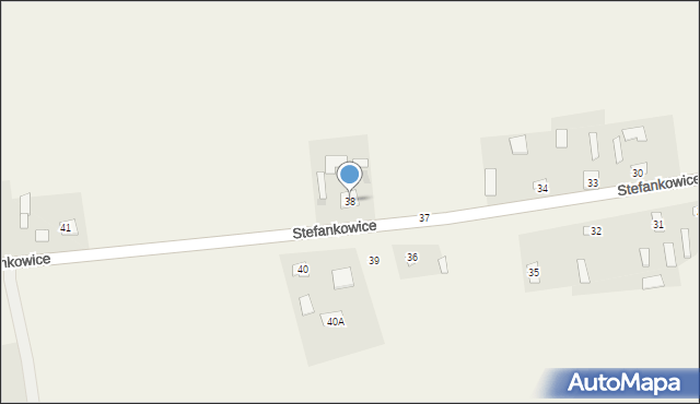Stefankowice, Stefankowice, 38, mapa Stefankowice
