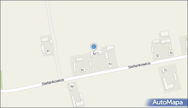 Stefankowice, Stefankowice, 54, mapa Stefankowice