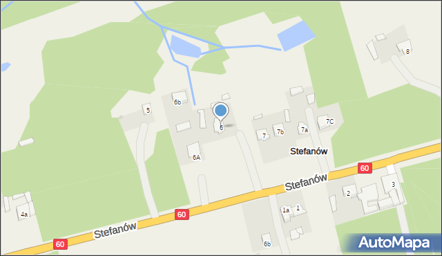 Stefanów, Stefanów, 6, mapa Stefanów