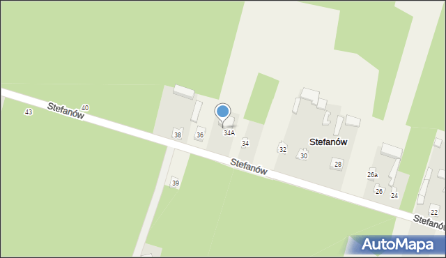 Stefanów, Stefanów, 35, mapa Stefanów