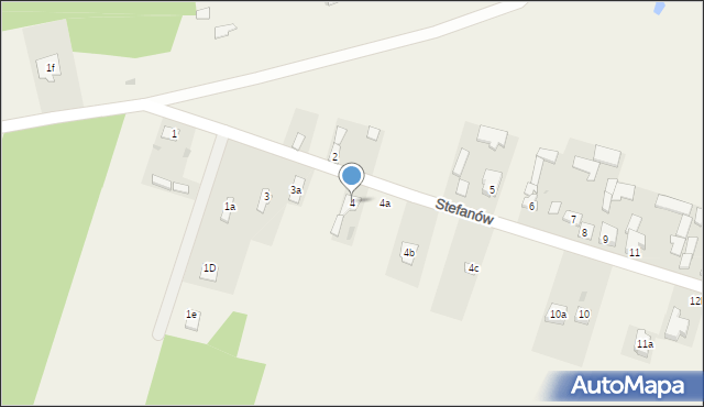 Stefanów, Stefanów, 4, mapa Stefanów