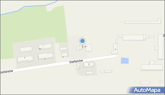 Stefanów, Stefanów, 2, mapa Stefanów