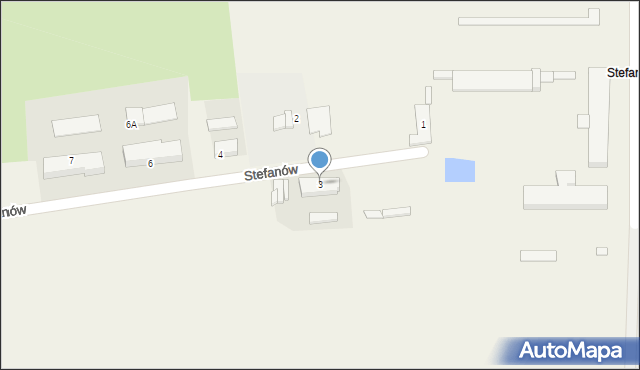 Stefanów, Stefanów, 3, mapa Stefanów