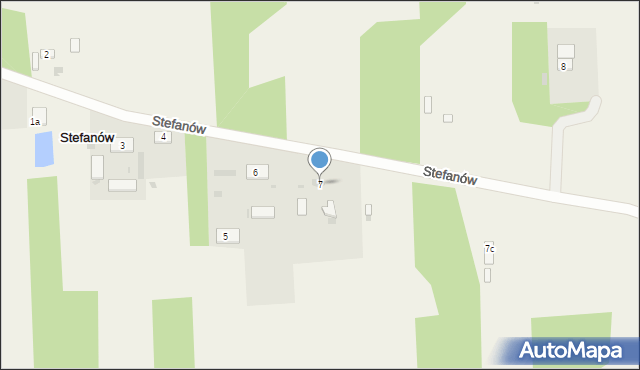 Stefanów, Stefanów, 7, mapa Stefanów