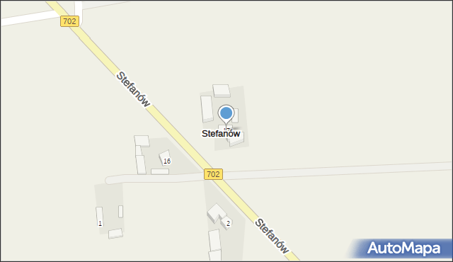 Stefanów, Stefanów, 17, mapa Stefanów