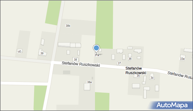 Stefanów Ruszkowski, Stefanów Ruszkowski, 37a, mapa Stefanów Ruszkowski