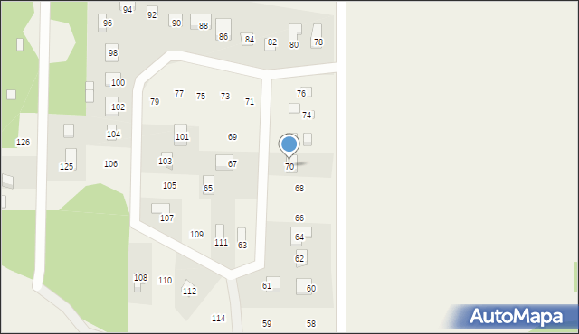 Stefanów Ruszkowski, Stefanów Ruszkowski, 70, mapa Stefanów Ruszkowski