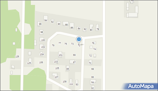 Stefanów Ruszkowski, Stefanów Ruszkowski, 71, mapa Stefanów Ruszkowski