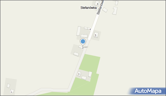 Stefanówka, Stefanówka, 2, mapa Stefanówka