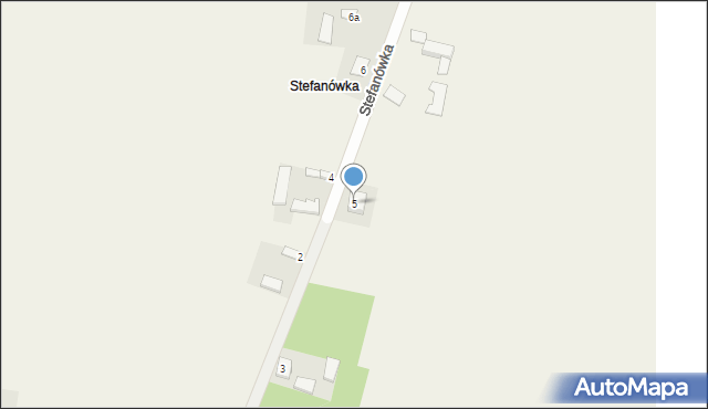 Stefanówka, Stefanówka, 5, mapa Stefanówka