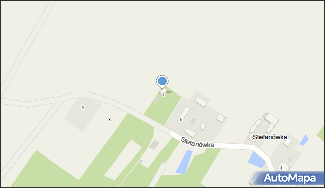 Stefanówka, Stefanówka, 7, mapa Stefanówka