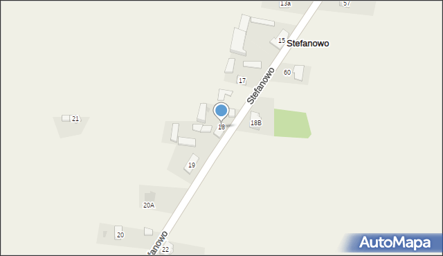 Stefanowo, Stefanowo, 18, mapa Stefanowo