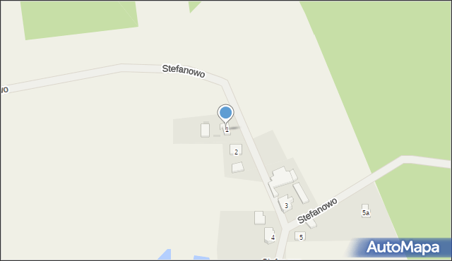 Stefanowo, Stefanowo, 1, mapa Stefanowo