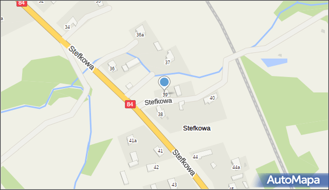 Stefkowa, Stefkowa, 39, mapa Stefkowa