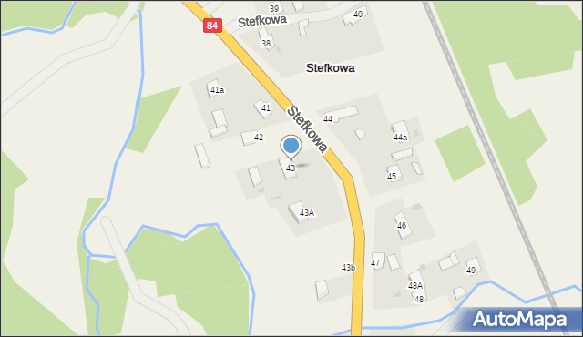 Stefkowa, Stefkowa, 43, mapa Stefkowa