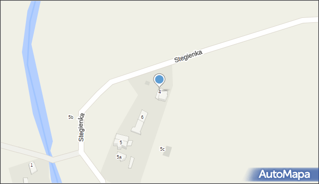 Stegienka, Stegienka, 4, mapa Stegienka