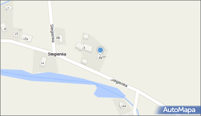 Stegienka, Stegienka, 8a, mapa Stegienka