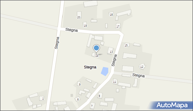 Stegna, Stegna, 14, mapa Stegna