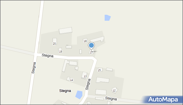 Stegna, Stegna, 17, mapa Stegna