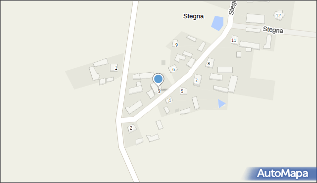 Stegna, Stegna, 3, mapa Stegna