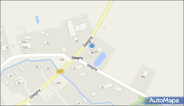 Stegny, Stegny, 29, mapa Stegny