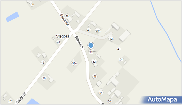 Stęgosz, Stęgosz, 41, mapa Stęgosz