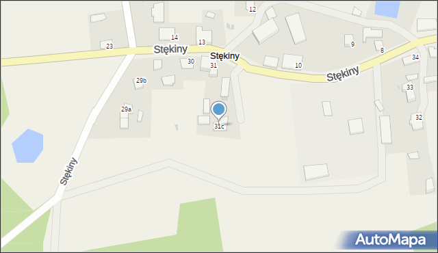 Stękiny, Stękiny, 31c, mapa Stękiny