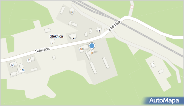 Steknica, Steknica, 8, mapa Steknica