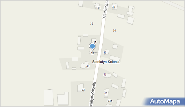Steniatyn-Kolonia, Steniatyn-Kolonia, 38, mapa Steniatyn-Kolonia