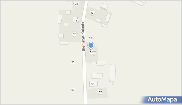 Steniatyn-Kolonia, Steniatyn-Kolonia, 54, mapa Steniatyn-Kolonia