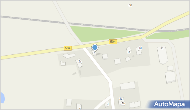 Stępień, Stępień, 1a, mapa Stępień