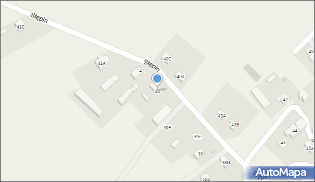 Stępin, Stępin, 40, mapa Stępin