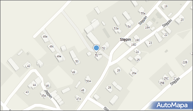 Stępin, Stępin, 51, mapa Stępin