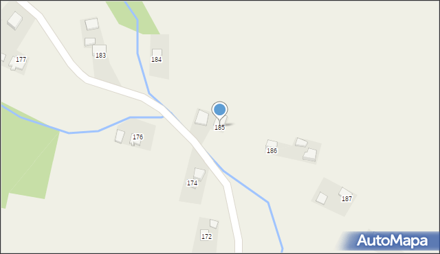 Stępina, Stępina, 185, mapa Stępina
