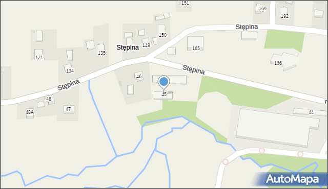 Stępina, Stępina, 45, mapa Stępina