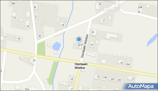 Sterławki Wielkie, Sterławki Wielkie, 23, mapa Sterławki Wielkie