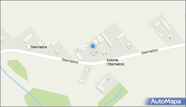 Sternalice, Sternalice, 6A, mapa Sternalice