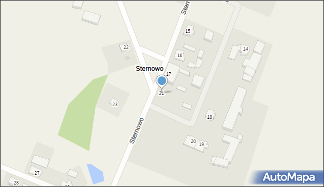 Sternowo, Sternowo, 21, mapa Sternowo