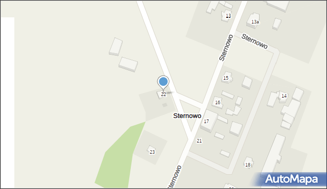 Sternowo, Sternowo, 22, mapa Sternowo