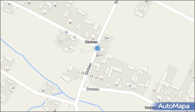 Stobiec, Stobiec, 30, mapa Stobiec