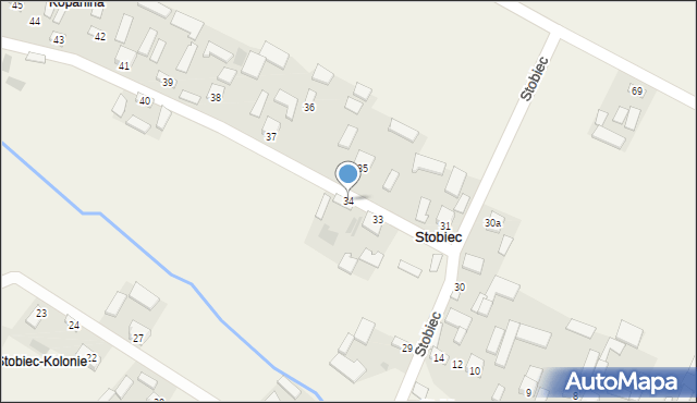 Stobiec, Stobiec, 34, mapa Stobiec